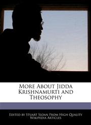 More About Jidda Krishnamurti and Theosophy,1241684464,9781241684464