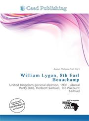 William Lygon, 8th Earl Beauchamp,6200917191,9786200917195