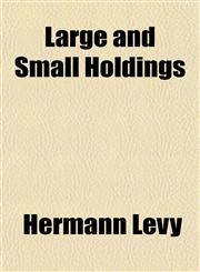 Large and Small Holdings,1151493392,9781151493392