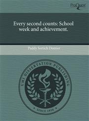 Every second counts School week and achievement.,1244033200,9781244033207