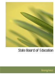 State Board of Education,1116731754,9781116731750