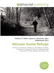 McLean Game Refuge,6134246549,9786134246545