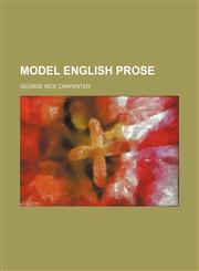 Model English Prose,1151184330,9781151184337