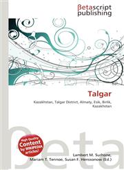 Talgar,613509923X,9786135099232