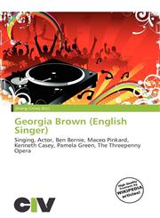 Georgia Brown (English Singer),6137001652,9786137001653