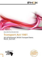 Transport Act 1981,6201640762,9786201640764