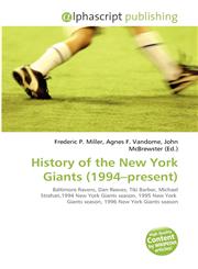 History of the New York Giants (1994-present),613555428X,9786135554281