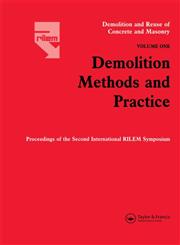 Demolition and Reuse of Concrete and Masonry Demolition Reuse Conc Mason V1,0412344807,9780412344800