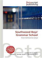 Southwood Boys' Grammar School,6135450611,9786135450613