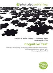 Cognitive Test,6134358452,9786134358453