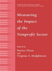 Measuring the Impact of the Nonprofit Sector,0306465477,9780306465475