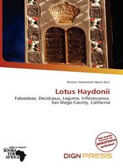 Lotus Haydonii,620021395X,9786200213952