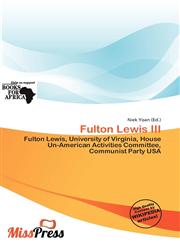 Fulton Lewis III,6138443748,9786138443742