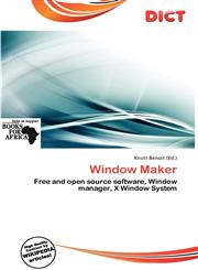 Window Maker,6200709610,9786200709615