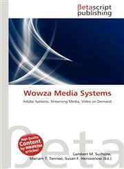 Wowza Media Systems,6134658928,9786134658928