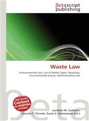 Waste Law,6135084437,9786135084436