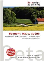 Belmont, Haute-Saône,6136176610,9786136176611
