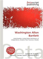 Washington Allon Bartlett,6134758345,9786134758345