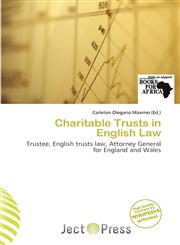 Charitable Trusts in English Law,6138309774,9786138309772