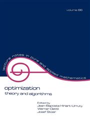 Optimization Theory and Algorithms,0824770196,9780824770198
