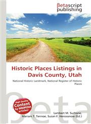 Historic Places Listings in Davis County, Utah,6136413760,9786136413761