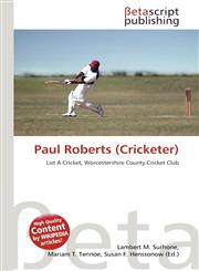 Paul Roberts (Cricketer),613486837X,9786134868372