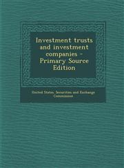 Investment Trusts and Investment Companies - Primary Source Edition,1293657468,9781293657461