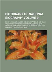 Dictionary of national biography Volume 9,1152232738,9781152232730