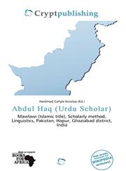 Abdul Haq (Urdu Scholar),6139922127,9786139922123