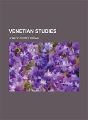 Venetian Studies,1150322640,9781150322648