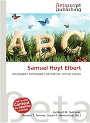 Samuel Hoyt Elbert,6135433814,9786135433814