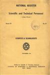 National Register of Scientific and Technical Personnel (Indians Abroad) : Scientists and Technologists November - 1974