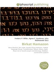 Birkat Hamazon,6130635761,9786130635763