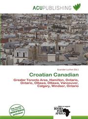 Croatian Canadian,6138469593,9786138469599