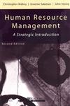 Human Resource Management: A Strategic Introduction (Management, Organizations and Business),0631208232,9780631208235