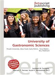 University of Gastronomic Sciences,6137634469,9786137634462