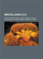 Miscellanea (31),1151741949,9781151741943