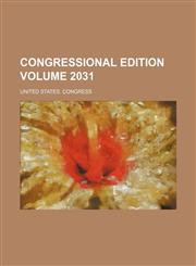 Congressional edition Volume 2031,1236606558,9781236606556