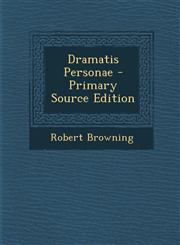 Dramatis Personae - Primary Source Edition,1293754560,9781293754566