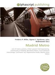Madrid Metro,6130081588,9786130081584