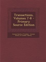 Transactions, Volumes 7-8 - Primary Source Edition,1295090910,9781295090914