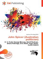 John Spicer (Australian politician),6136505452,9786136505459