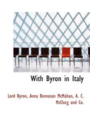 With Byron in Italy,1140659456,9781140659457