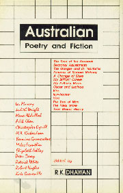 Australian Poetry and Fiction,8175510323,9788175510326