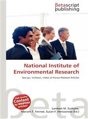 National Institute of Environmental Research,613617734X,9786136177342