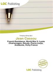 Jean Cassou,6137045684,9786137045688