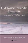 Old Norse-Icelandic Literature A Short Introduction,0631236260,9780631236269