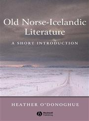 Old Norse-Icelandic Literature A Short Introduction,0631236260,9780631236269