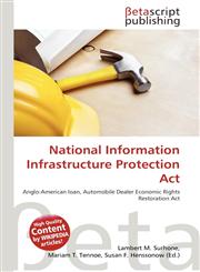 National Information Infrastructure Protection Act,6136184338,9786136184333
