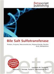 Bile Salt Sulfotransferase,6135200429,9786135200423